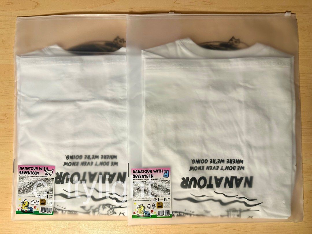 INSTOCK) OFFICIAL SEVENTEEN NANA TOUR T-shirt (Italy ver