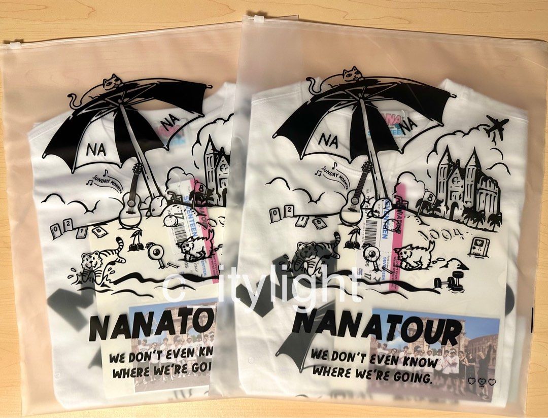 INSTOCK) OFFICIAL SEVENTEEN NANA TOUR T-shirt (Italy ver
