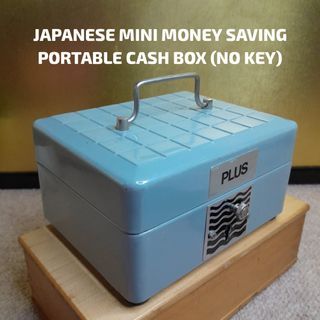 JAPANESE MINI MONEY SAVING PORTABLE CASH BOX (NO KEY)