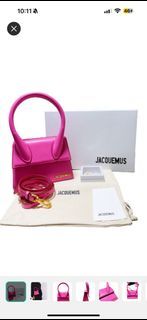 Jaquemus Pink Le Chiquito Moyen Bag Authentic