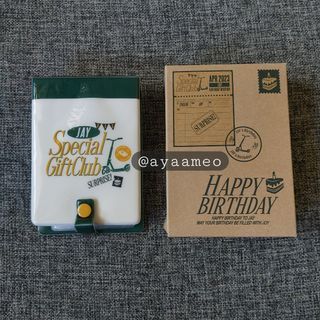 Jay special gift club mini photocard binder with outbox