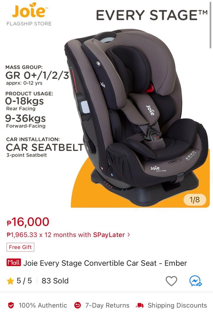 Car seat discounts outlet