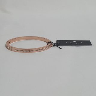 Kate Spade Ring It Up Pave Bangle - Clear/Rose Gold (O0RU2241)