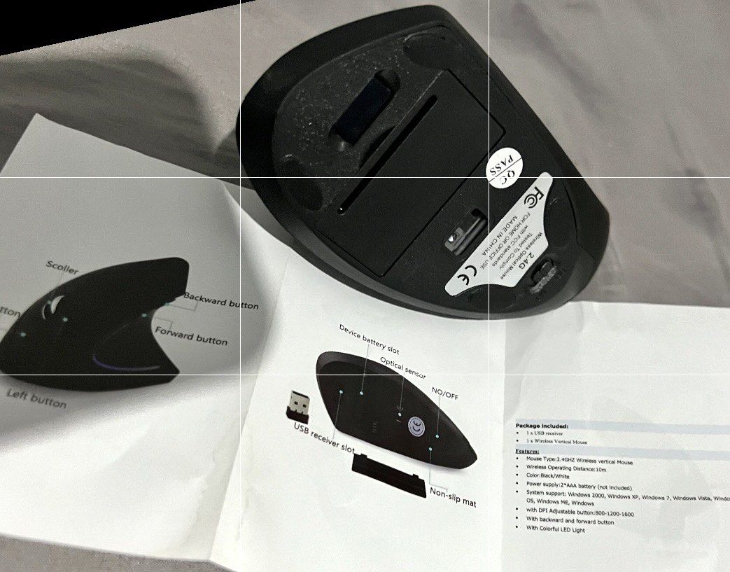 Bnew never been used Left Hand Vertical Wireless Computer Mouse 2.4G (Category: Mouse & Mousepads) located in Paranaque City. Submitted by crew08 (Listing ID 1298470653, Image 2). Description: Nabuksan lang pero hindi nagamit so good as bnew.NO ISSUE AT ALL! 1 pc only Design:Ergonomic Mouse Colour :Black Power Supply : 2 x AAA Battery (Not Including ) Demension: 125*65*82mm Net Weight : 109g Adjustable DPI: 800-1200-1600 .
