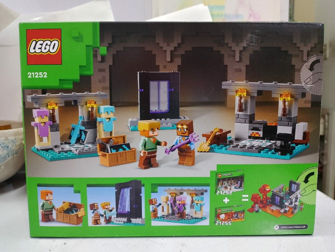 Lego Minecraft 21252 The Armory, Hobbies & Toys, Toys & Games on Carousell