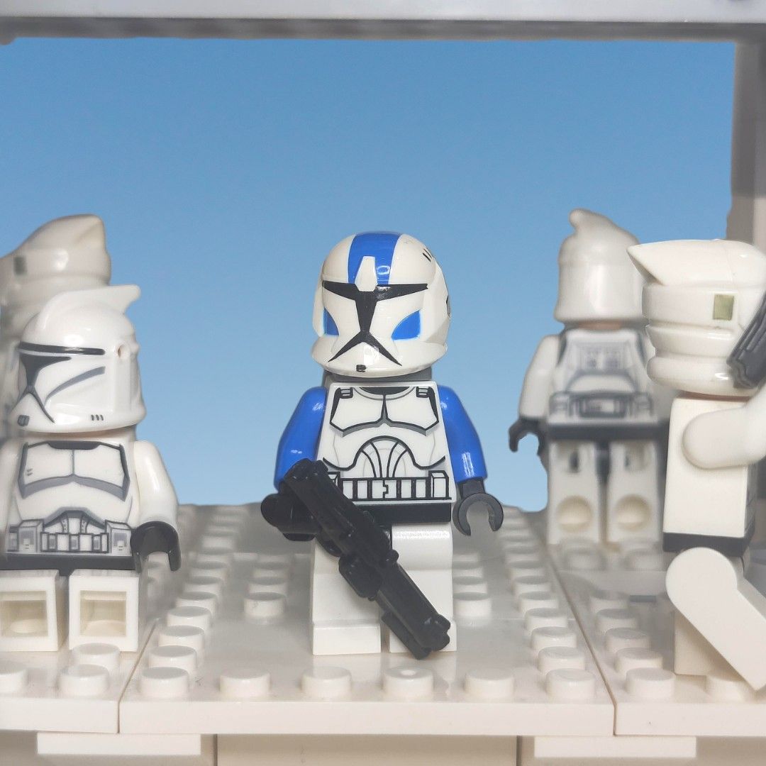 Lego Star Wars Custom Clone Trooper - CW P1 501st Comm Trooper (read ...