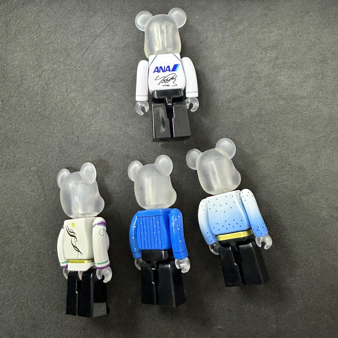 Medicom Toy 2022 ANA 羽生結弦100% clear 透明bearbrick be@rbrick 