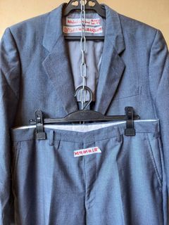 💥sold💥Mens Boys Silver Gray  Mitsukoshi suit Tuxedo set