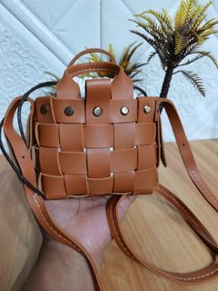 Leather Micro sling bag