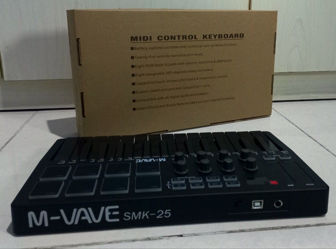 Midi Controller/Keyboard MVave SMK25, Musik & Media, Alat di Carousell