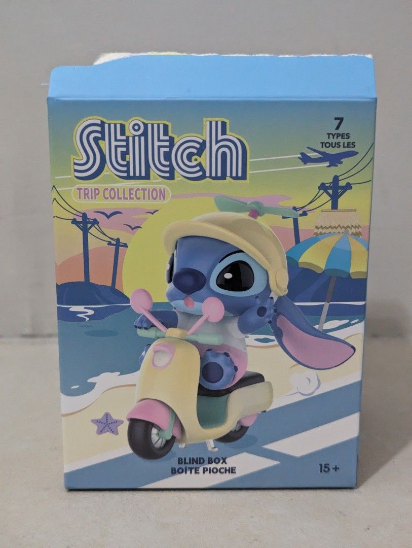 [MIB] Miniso Stitch Trip Collection - Sleeping Stitch (Category: Designer & Blind Box Toys) located in Mandaluyong City. Submitted by pbu000 (Listing ID 1298598654, Image 2). Description: Condition: MIB - Box is open. - Figure is unsealed but it went straight to the box after opening. - The box is pristine, no dents and no scratches. RFS: Other figures from the set are more preferred..