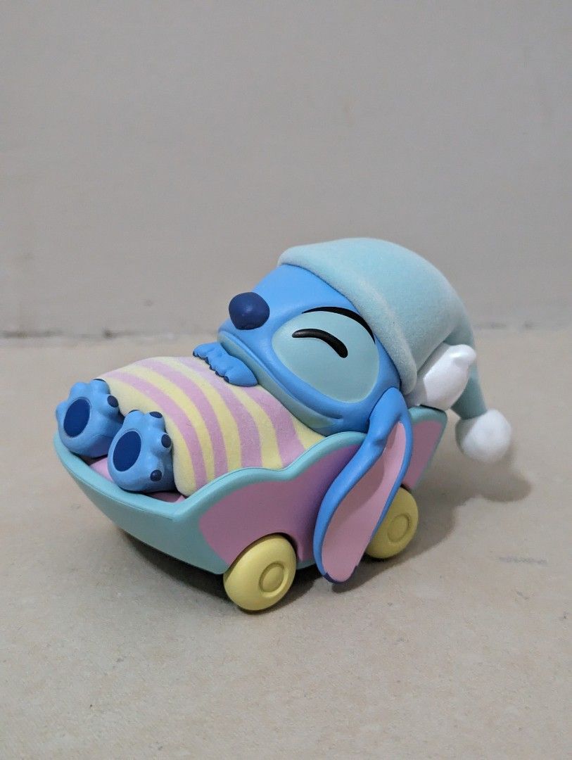 [MIB] Miniso Stitch Trip Collection - Sleeping Stitch (Category: Designer & Blind Box Toys) located in Mandaluyong City. Submitted by pbu000 (Listing ID 1298598654, Image 1). Description: Condition: MIB - Box is open. - Figure is unsealed but it went straight to the box after opening. - The box is pristine, no dents and no scratches. RFS: Other figures from the set are more preferred..