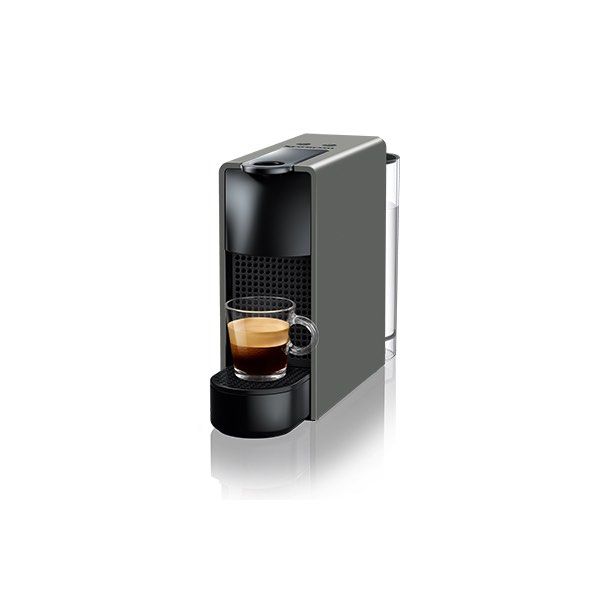 Nespresso Essenza Mini in Gray (Category: Coffee Machines & Makers) located in Manila. Submitted by caldobrianna (Listing ID 1298581396, Image 2). Description: Brand new/unused Still in box and booklets are complete Bought in Italy No warranty anymore. Will refund if defective upon purchase/testing out :) Specs: - Weight: 2.3 Kilogram - Removable water tank: 0.6 Litre - Used capsule container capacity: 6 - Dimensions (WxDxH): 11x20.5x32.5 - Press