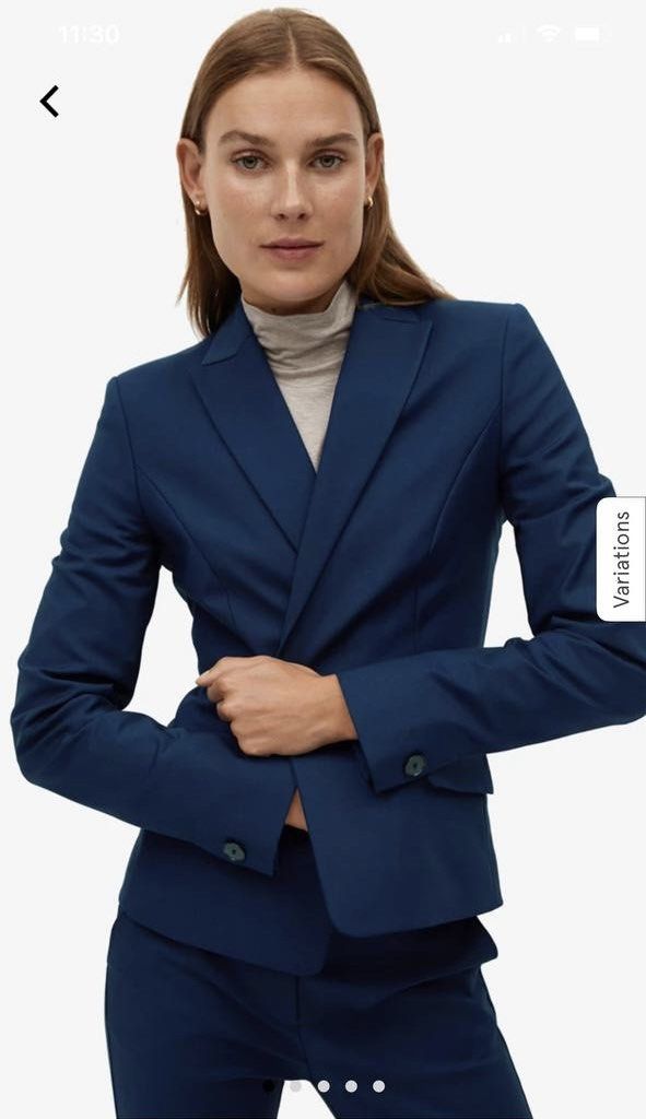 Mango structured suit blazer outlet
