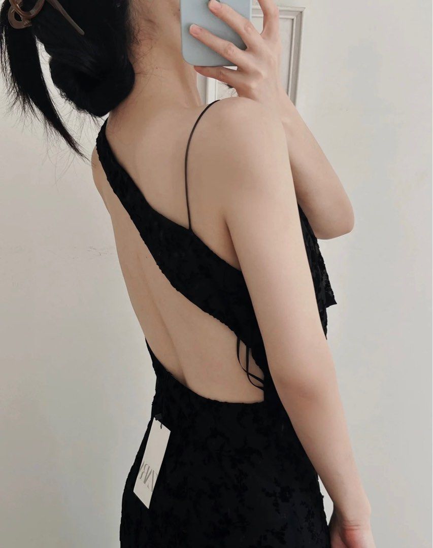 backless blue mini dress Nixie Dress main image 1