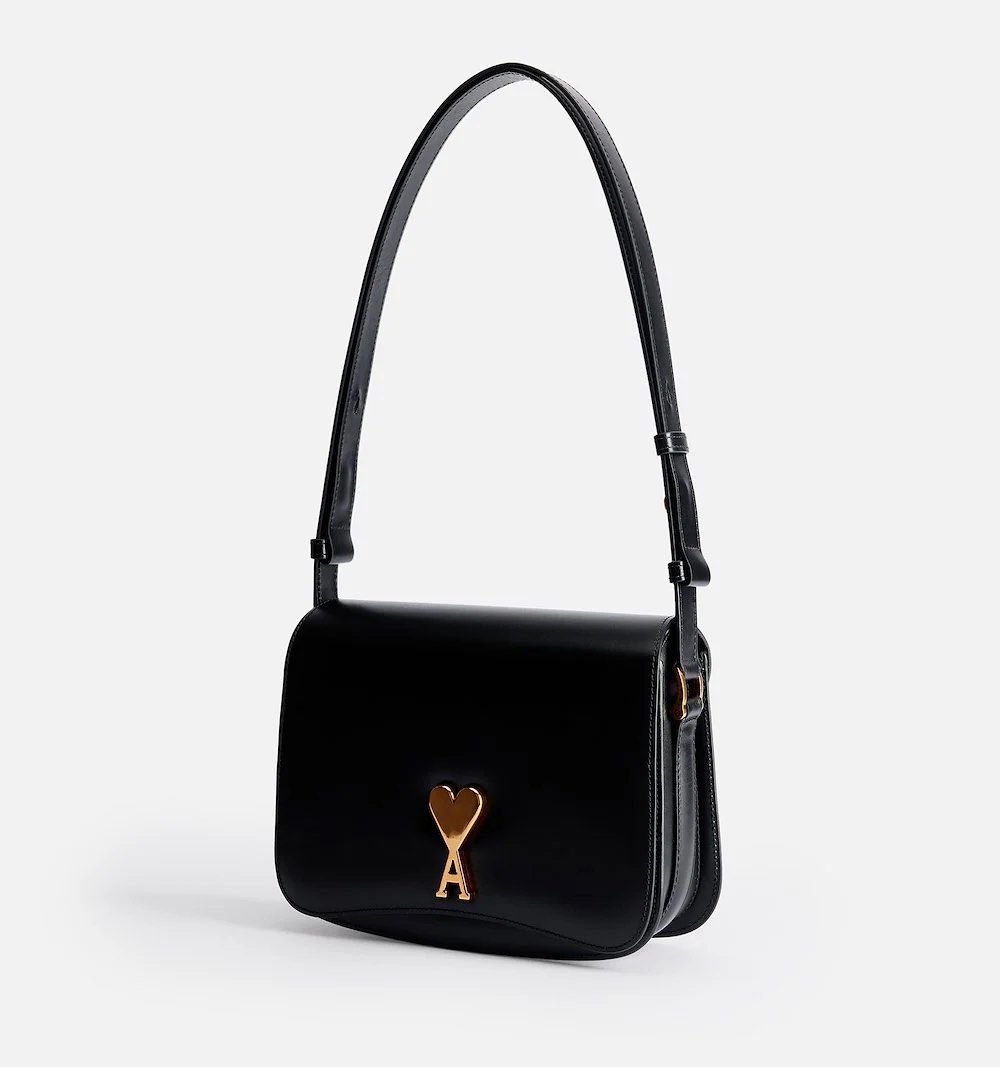 On hand! Ami Paris Shoulder Bag (Category: Luxury Bags & Wallets) located in Quezon City. Submitted by everybit (Listing ID 1298592358, Image 2). Description: - Brand new and Authentic (bought directly from Store) - Inclusions: Dust bag and tag.