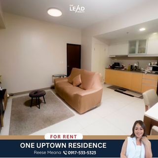 One Uptown Residence For rent 1 bedroom BGC condo near Uptown Mall Uptown Parksuites Madison Parkwest condo for rent