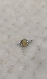 opal ring in S925