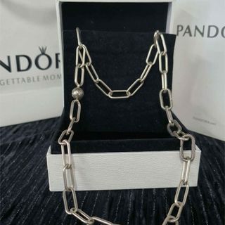 Pandora ME auth necklace link necklace me link in silver.l chain