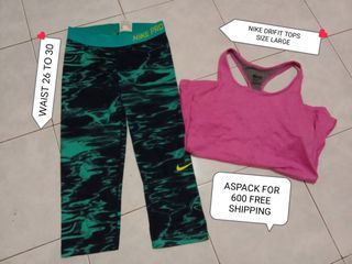 PANG RUNNING OR GYM WEAR. WITH NIKE SHOES LEGIT TAKE ALL FOR 1K FREE SHIP