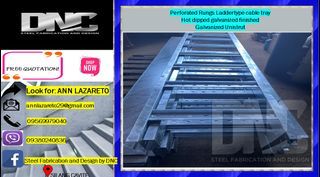Perforated Rungs Laddertype cable tray
Hot dipped galvanized finished
Galvanized Unistrut