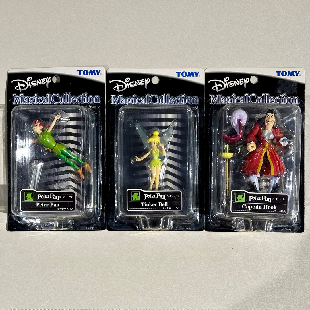 Peter Pan Disney Magical Collection Figures Set of 3 (Peter Pan