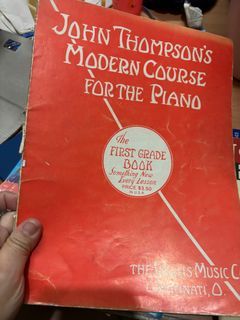 Piano book first grade book