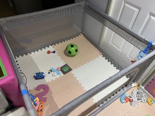 Pre loved Folding Baby Playpen (mat not included)