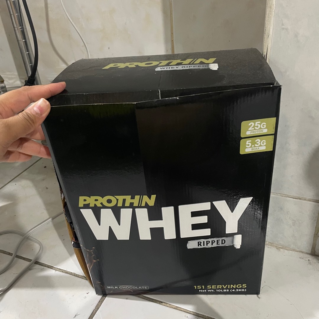 Prothin Whey Ripped (Milk chocolate), Food & Drinks, Beverages on Carousell