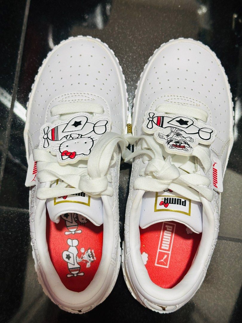 Hello kitty puma white sale