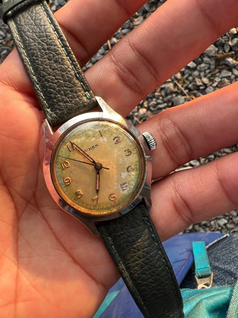 Rare Buren military 40 s Men s Fashion Watches Accessories Watches on Carousell