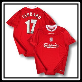 Reebok '02-'04 Liverpool FC #17 Gerrard Home Jersey