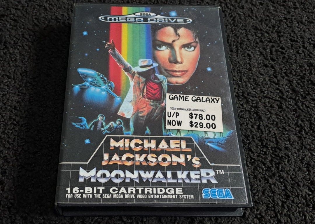 Sega Mega Drive [ Michael Jackson MoonWalker ], Video Gaming, Video Games,  Others on Carousell