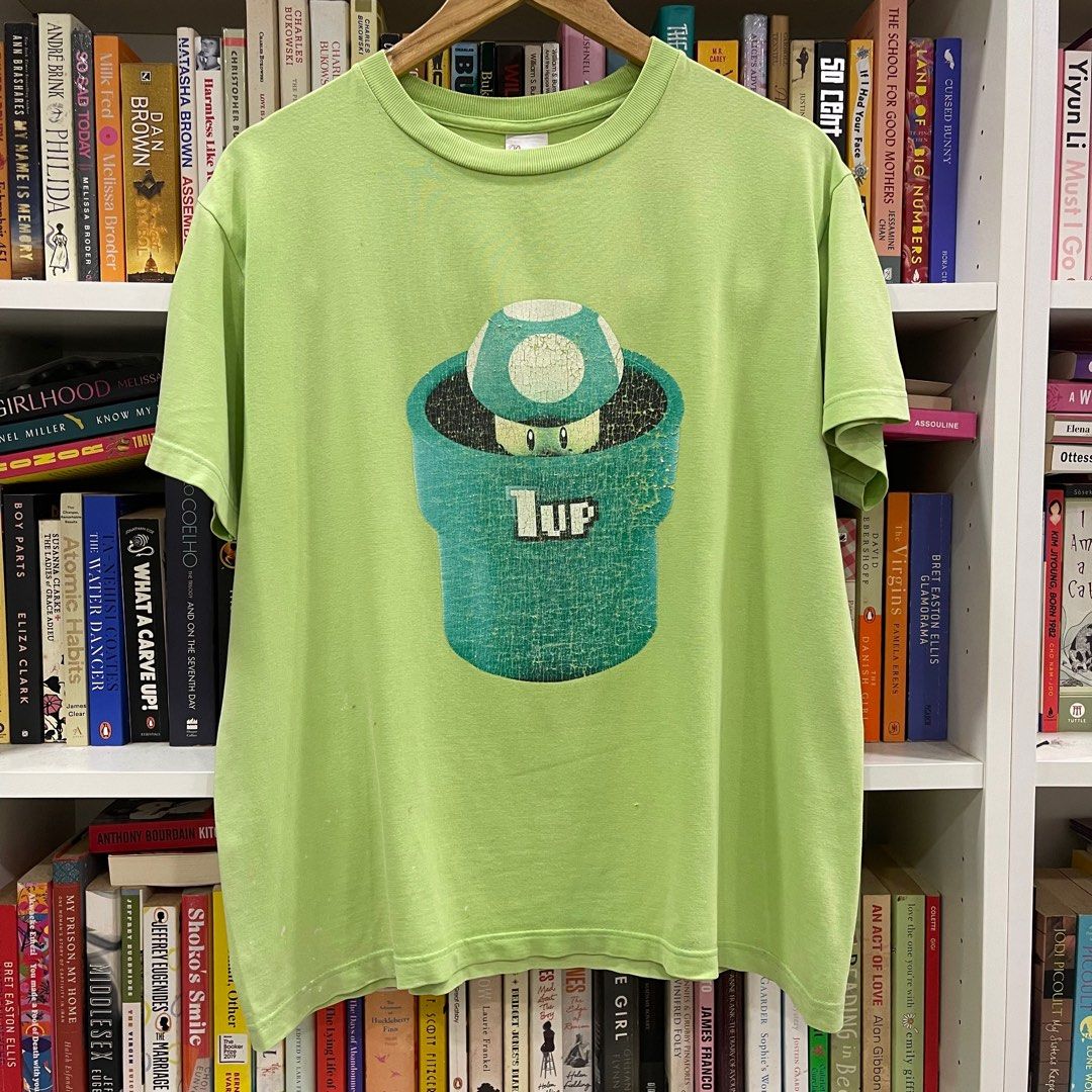 Super Mario 1up Toad Character, Men's Fashion, Tops & Sets, Tshirts ...