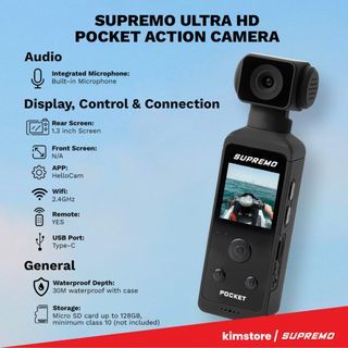 Supremo Ultra HD Pocket Action Camera Sale