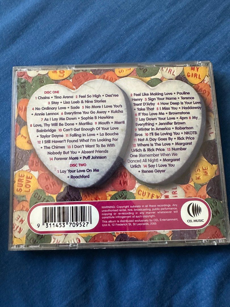 Sweet Love ❤️ music compilation 💿 (Category: CDs & DVDs) located in Quezon City. Submitted by declutter_incorporated (Listing ID 1298513751, Image 2). Description: 2 cd set.