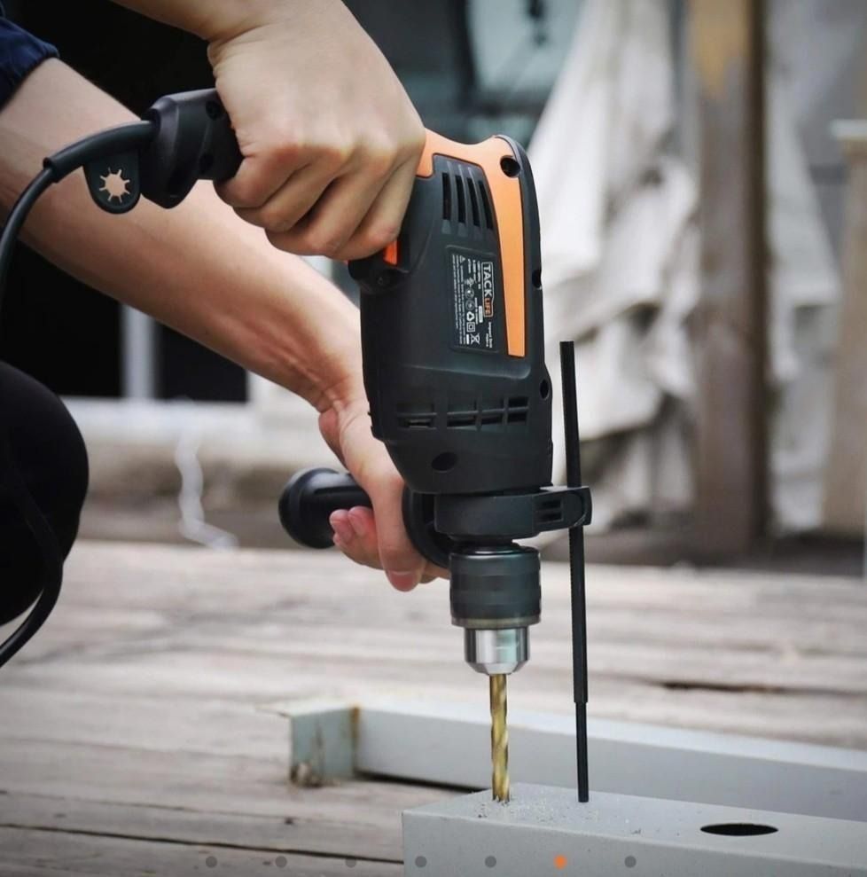 TACKLIFE Hammer Drill TACKLIFE 1 2 Inch Electric Drill 2800 RPM Black And Orange PID01A Furniture Home Living Home Improvement Organisation Home Improvement Tools Accessories on Carousell