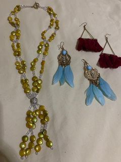Take all Earings /Fashionable event necklace etc