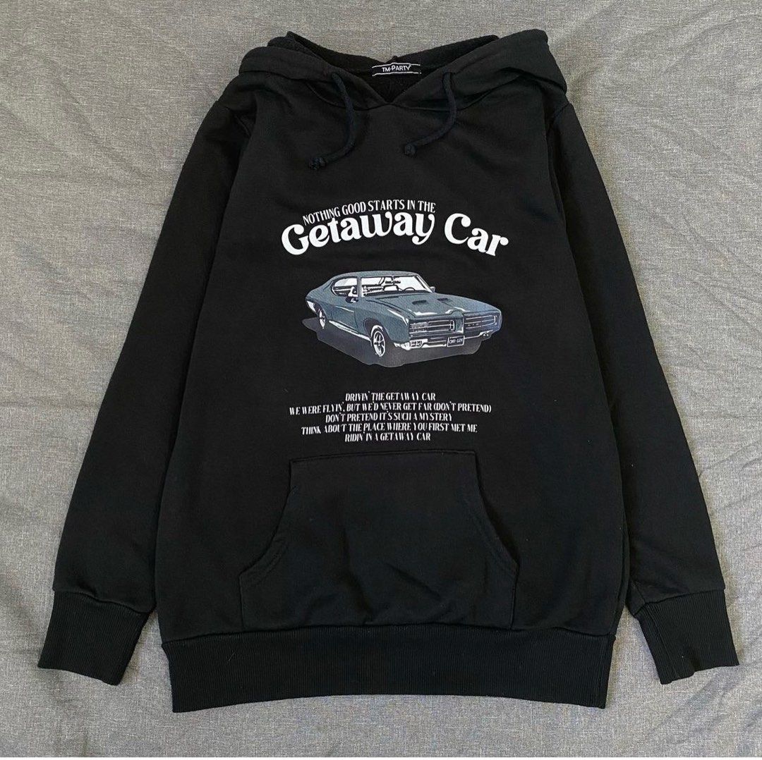 Taylor Swift Getaway Car Hoodie Men s Fashion Tops Sets Hoodies on Carousell