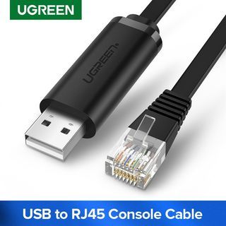 Ugreen USB to RJ45 Console Cable RS232 Serial Adapter for PC Laptop and Network Routers and Switches
