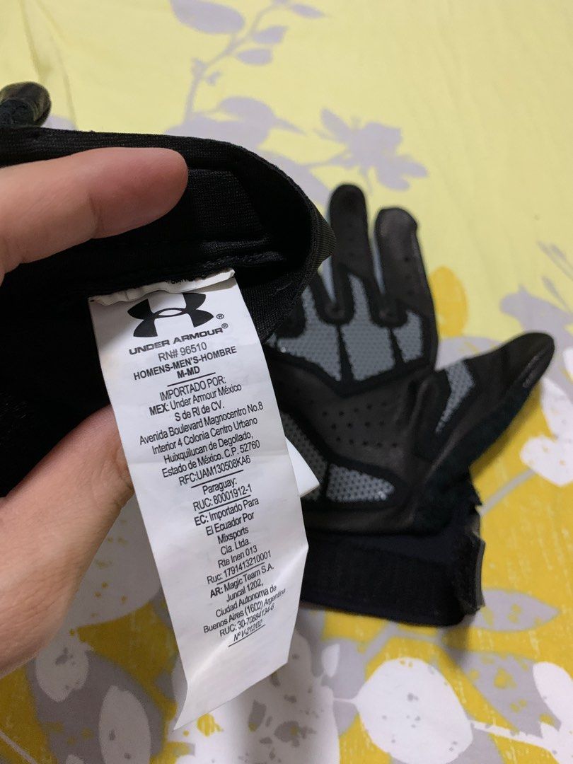 Under Armour Gym Gloves Motorcycle Gloves Authentic