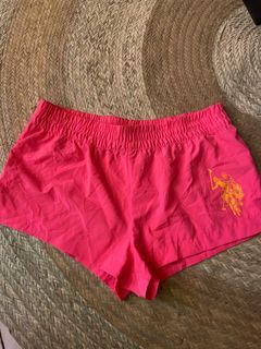 US Assn Polo hot pink board shorts cotton shein tommy