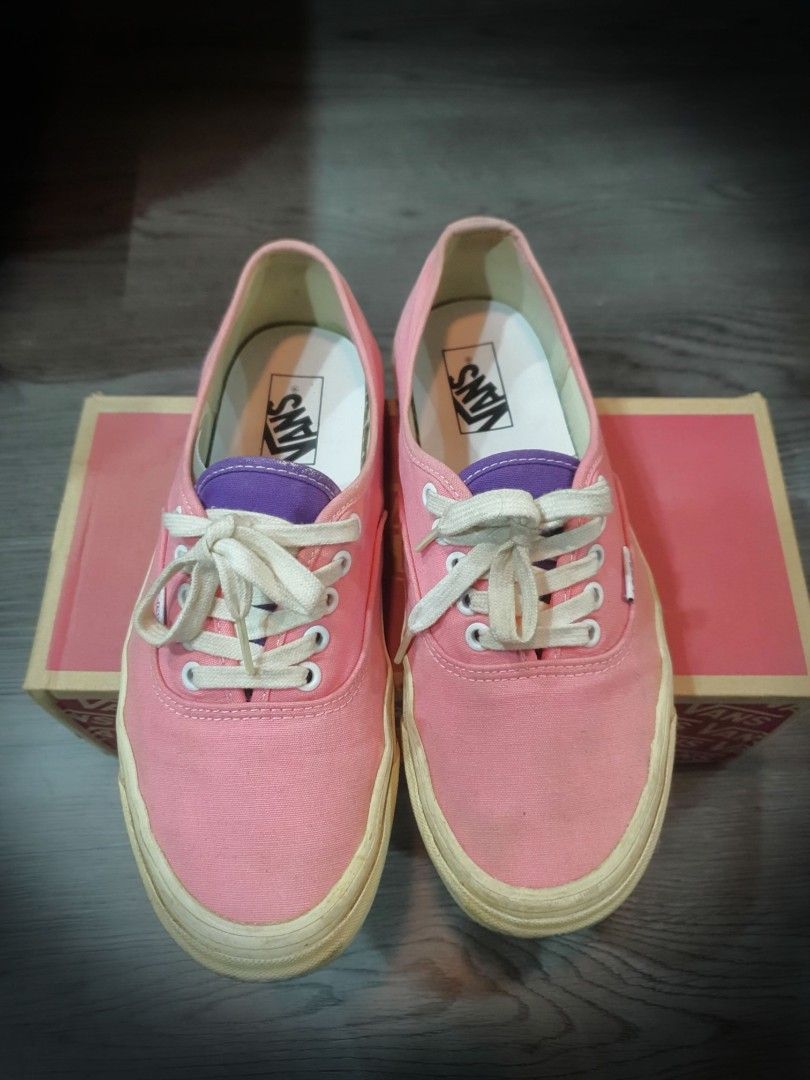 Light pink vans for men clearance