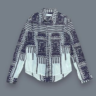 Versace Women’s Aztec Long-sleeves Polo (Medium) “Authentic”