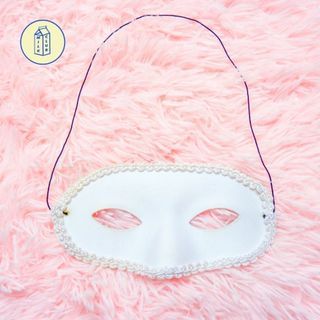 White Masquerade Mask Festival Party Cosplay | Sexy Unisex Headpiece