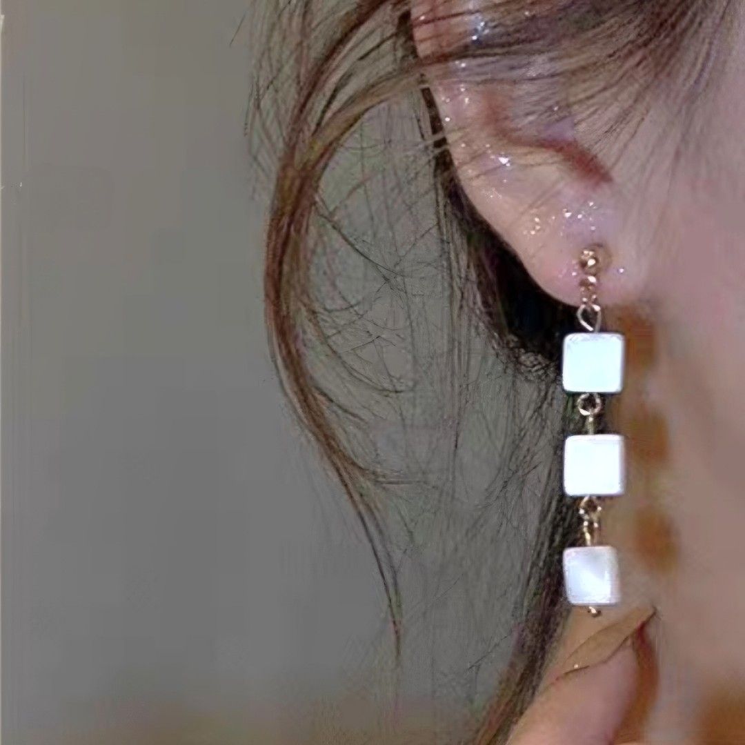 Very long dangle earrings cheap