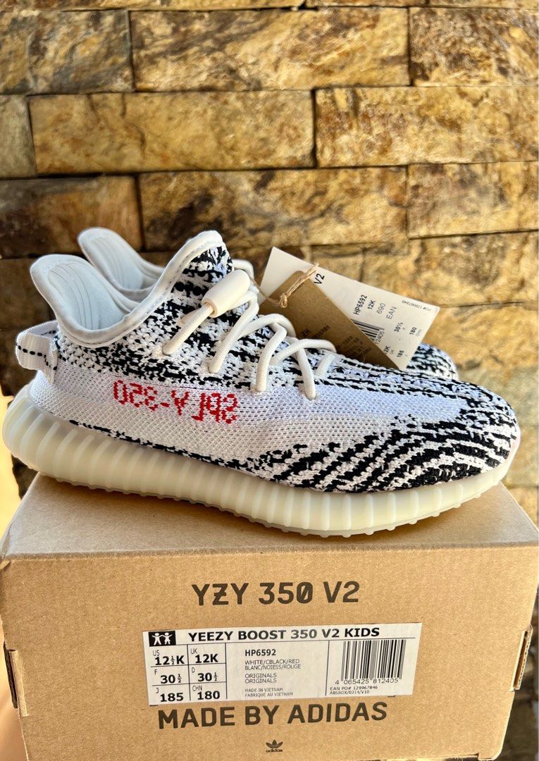 Yeezy kids zebra on sale