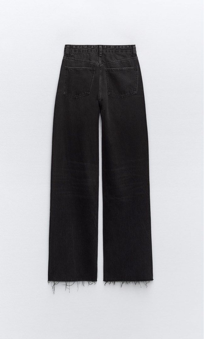 Zara TRF high rise wide leg jeans, Women's Fashion, Bottoms, Jeans