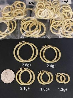 18k Loop Earrings