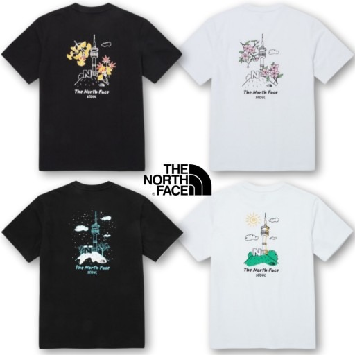◎THE NORTH FACE◎ Men's Seoul 4 Seasons Short Sleeve Round 24SS THE NORTH FACE TNF MEN M'S SEOUL FOUR SEASONS S/S R/TEE